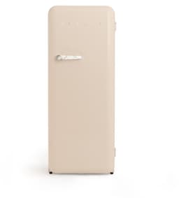 CREATE - Koelkast in retrostijl - Zand - Handvat Marmer - FRIDGE RETRO 281L — thumbnail 1