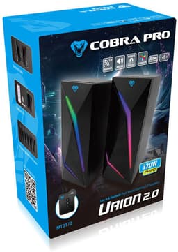 Media-Tech - Gaming 2.0 - luidsprekers met Bluetooth - kleurrijke RGB LED-achtergrondverlichting COBRA PRO URION 2.0 MT3172 — thumbnail 2