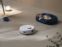 ECOVACS - DEEBOT Mini Blauw - compacte Robotstofzuiger - 9.000 Pa zuigkracht- Zelfreinigende Robotstofzuiger met Warmwater – Dweilsysteem - Automatisch Leegstation - Geschikt voor dierenharen — thumbnail 10