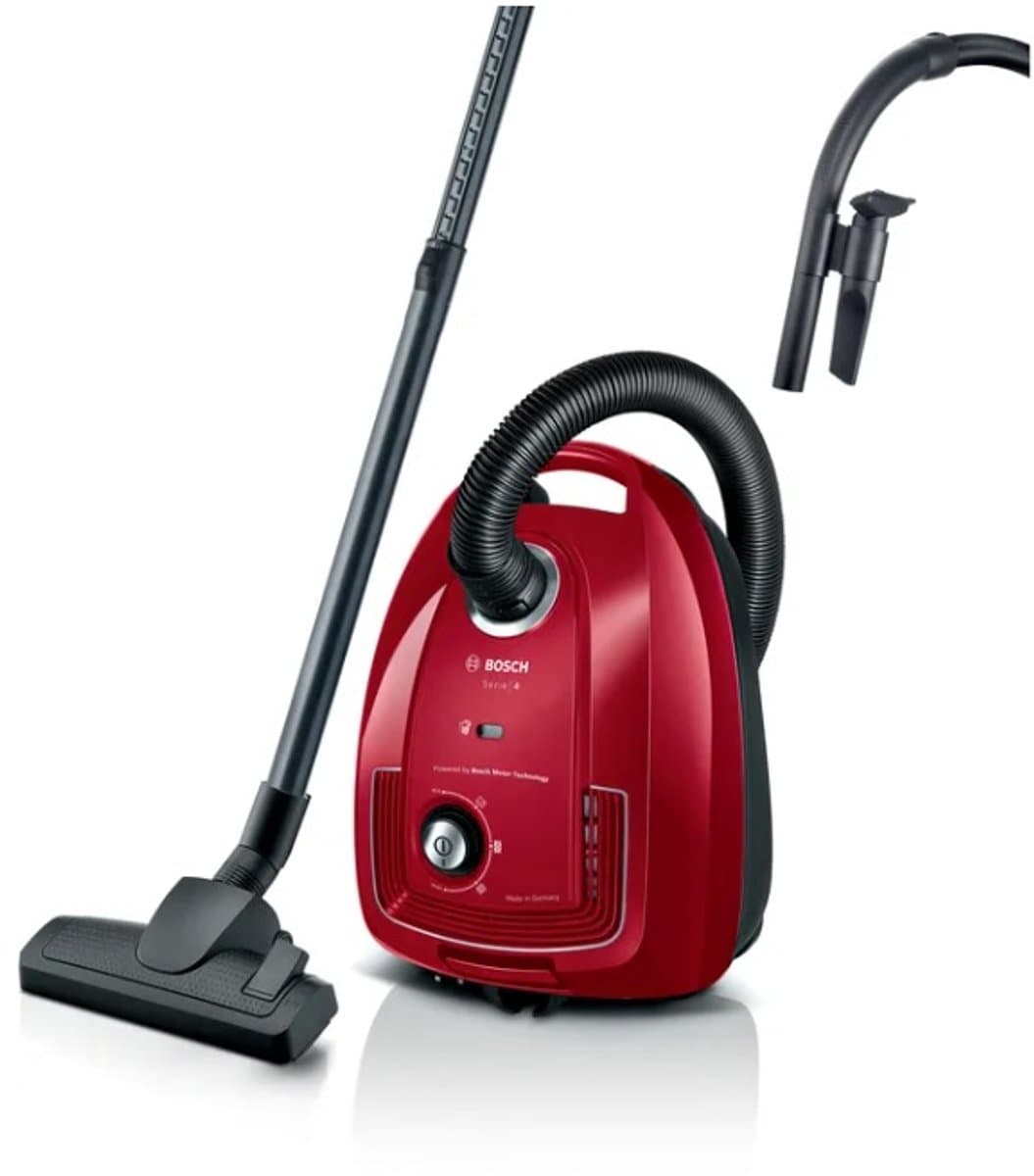 Bosch BGB38RD2 Serie 4 - Stofzuiger met zak - Rood — afbeelding 1