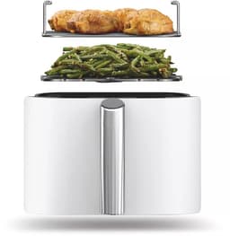 Ninja Double Stack Airfryer XXL - 9.5 Liter - Dubbele Gestapelde Lades - 6 Programma's - Inclusief Kookrekjes - Wit - SL400EUWH — thumbnail 9
