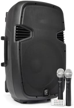 Mobiele speaker - Vonyx SPJ-PA915 Bluetooth speaker met accu en 2 draadloze microfoons — thumbnail 18