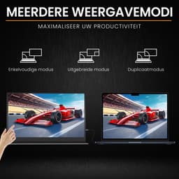 Elcostar Portable Monitor 15.6 Inch - Touchscreen - Full HD - IPS Beeldscherm - USB-C monitor - Draagbare Gaming Monitor - HDMI - 2025 model — thumbnail 6