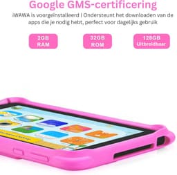 MKSS® Kindertablet Vanaf 3 Jaar - Tablet Kinderen - Kinderspeelgoed - Roze — thumbnail 7