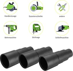 6x Stofzuigeradapter met 4 lagen - 25-42 mm - Slangadapter Universeel - Adapter - Aansluitstuk voor elektrisch gereedschap - Universele adapter voor stofafzuiging - Voor aansluiting op de stofzuigerslang - Geschikt voor Bosch, Makita, Kärcher — thumbnail 13