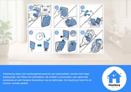 Kleanburg® - Geschikt voor Philips PowerPro Ultimate en 9000-serie - 1 Filter — thumbnail 6