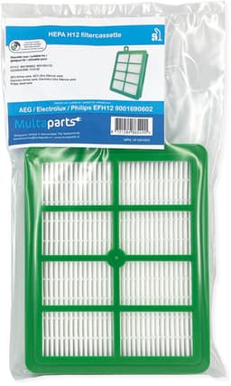 Multaparts® HEPA 12 Filter geschikt voor AEG / Electrolux / Philips | O.a. geschikt voor AEG VX6, VX7, VX8, Airmax, UltraSilencer serie, Electrolux UltraSilencer serie, Philips Jewel serie | Vervanger voor EFH12, FC8031, AFS1W — thumbnail 4