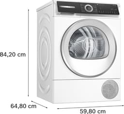 Bosch WQH246DCFG Serie 6 - Wasdroger - Warmtepompdroger - 9 kg - Wit - Blijvend energiezuinig door Zelfreinigende condensor - Droogt zoals jij wilt met Auto Dry - Zeer stil - NL/FR Display — thumbnail 12
