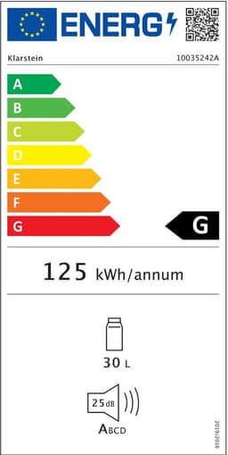 Happy Hour minibar 5-15°C EEK G 25 dB ledverlichting — thumbnail 2
