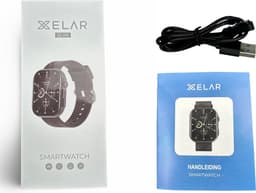 Xelar Slim - Smartwatch - Heren & Dames - Horloge - Bellen - Hartslagmeter, Saturatiemeter & Bloeddrukmeter - Kcal Teller - HD Touch Screen - Geschikt voor iOS & Android - Zwart — thumbnail 7