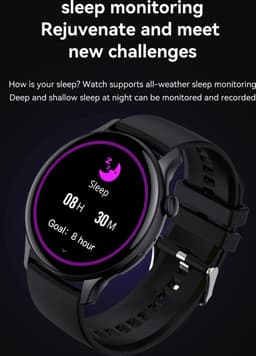 DrPhone DTX Ultra2 – 1.43” AMOLED Smartwatch – Always-On Display – Belfunctie – Hartslag-, Bloeddruk- & Zuurstofmeter – Smartwatch met App – Rosegoud/Goud — thumbnail 10