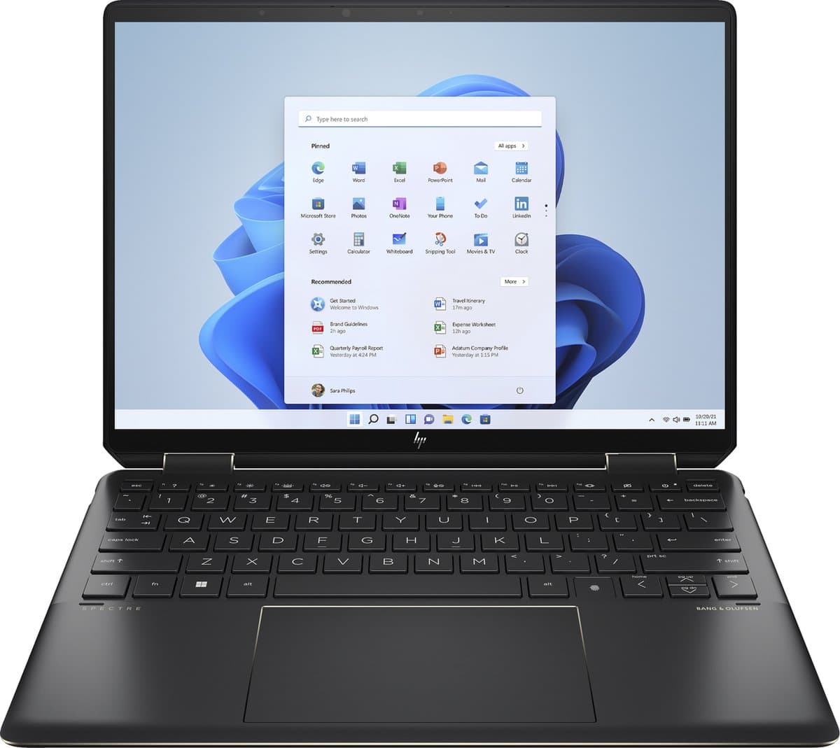 HP Spectre x360 14-ef2100nd Intel® Core™ i5 i5-1335U Hybride (2-in-1) 34,3 cm (13.5") Touchscreen WUXGA+ 16 GB LPDDR4x-SDRAM 512 GB SSD Wi-Fi 6E (802.11ax) Windows 11 Home Zwart — afbeelding 1
