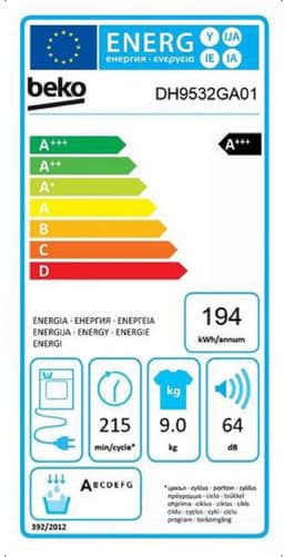 Beko DH9532GA01 - Warmtepompdroger — thumbnail 2