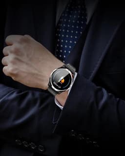 Belesy® Tachy - Smartwatch Dames - Smartwatch Heren - Horloge - 1.3 inch - Kleurenscherm - Stappenteller - Bloeddruk - Hart ECG - Mutli sport - Zilver - Blauw - Siliconen - Moederdag — thumbnail 10