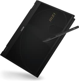 MSI Summit E14 Flip Evo A12MT-043FR Intel® Core™ i5 i5-1240P Hybride (2-in-1) 35,6 cm (14") Touchscreen Quad HD+ 16 GB LPDDR5-SDRAM 512 GB SSD Wi-Fi 6E (802.11ax) Windows 11 Home Zwart — thumbnail 1