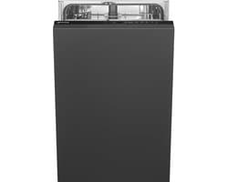 SMEG ST4512IN – Inbouw Vaatwasser – 45 cm Slimline – 9 Couverts – Volledig Integreerbaar – Zwart