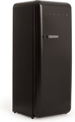CREATE - Koelkast in retrostijl - Zwart - Handvat Zwart - FRIDGE RETRO 281L — thumbnail 4