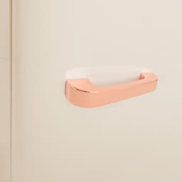 CREATE - Koelkast in retrostijl - Gebroken wit - Handvat Roségoud - FRIDGE RETRO 107L — thumbnail 4