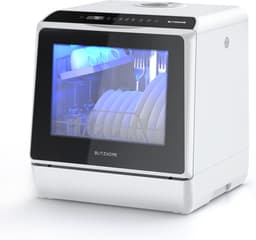 Mini Vaatwasser - Campingvaatwasser - met APP - 900W - 5 L - Geschikt voor keukens, kantoren, caravans — thumbnail 3