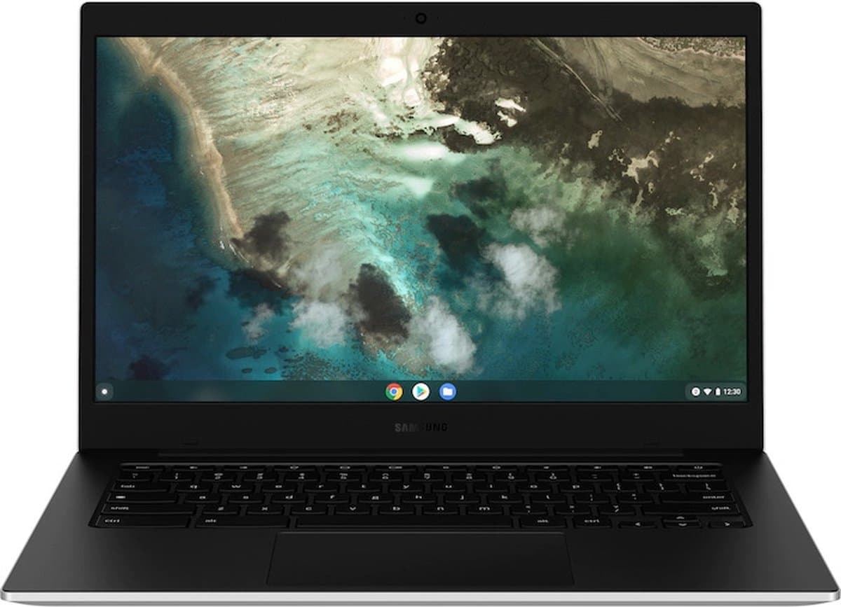 Samsung Chromebook Galaxy Go Intel® Celeron® N N4500 35,6 cm (14") HD 4 GB LPDDR4x-SDRAM 64 GB eMMC Wi-Fi 6 (802.11ax) ChromeOS Belgisch Zilver — afbeelding 1