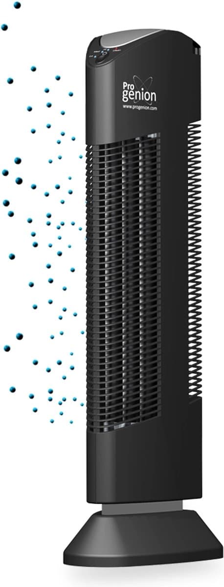 Luchtreiniger met ionisator, geen / zonder filters vervangen Zwart — afbeelding 1
