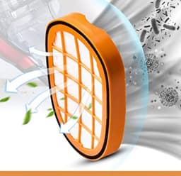 2x Filter geschikt voor Philips SpeedPro Max 8000 serie FC5005/01, CP0663/01 Aqua 7000 Serie Vervanging Schuimrubber onderdeel — thumbnail 6
