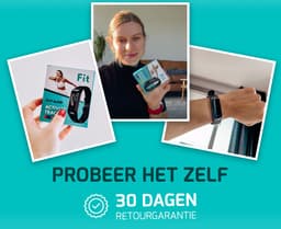 FITAGE Stappenteller & Hartslagmeter - Activity Tracker - Stappenteller Horloge - Smartwatch - Heren, Dames en Kinderen - Zwart — thumbnail 3