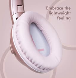 PowerLocus MoonFly Koptelefoon Over-Ear met Passief Noise Cancelling, Draadloze Hoofdtelefoon, Voice Assistant Activation - Rose Gold — thumbnail 3