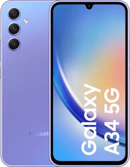 Samsung Galaxy A34 5G - 128GB - Awesome Violet — thumbnail 1