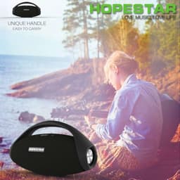 Hopestar H31 Speaker - Zwart - 32W - Bluetooth - Stereo - Draagbaar - Subwoofer - Draadloos - Enorme Power — thumbnail 1