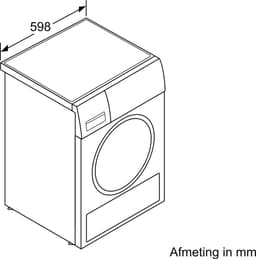 Siemens WQ33G2DEFG - iQ500 - Wasdroger - Warmtepompdroger - NL/FR display — thumbnail 7