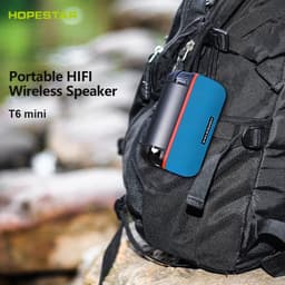 Hopestar T6 Mini Blauw -luidspreker Draagbare draadloze luidspreker Draagbare waterdichte luidspreker Soundbar — thumbnail 3