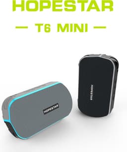 Hopestar T6 Mini Blauw -luidspreker Draagbare draadloze luidspreker Draagbare waterdichte luidspreker Soundbar — thumbnail 7