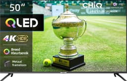 CHiQ U50QM8V - Smart TV 50 Inch - 4K QLED Google TV - Ultra-HD - Metal frameless design — thumbnail 1