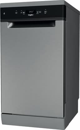 Whirlpool WSFC 3M27 X, Vrijstaand, Slimline (45 cm), Roestvrijstaal, Zwart, Knoppen, 1,3 m — thumbnail 1