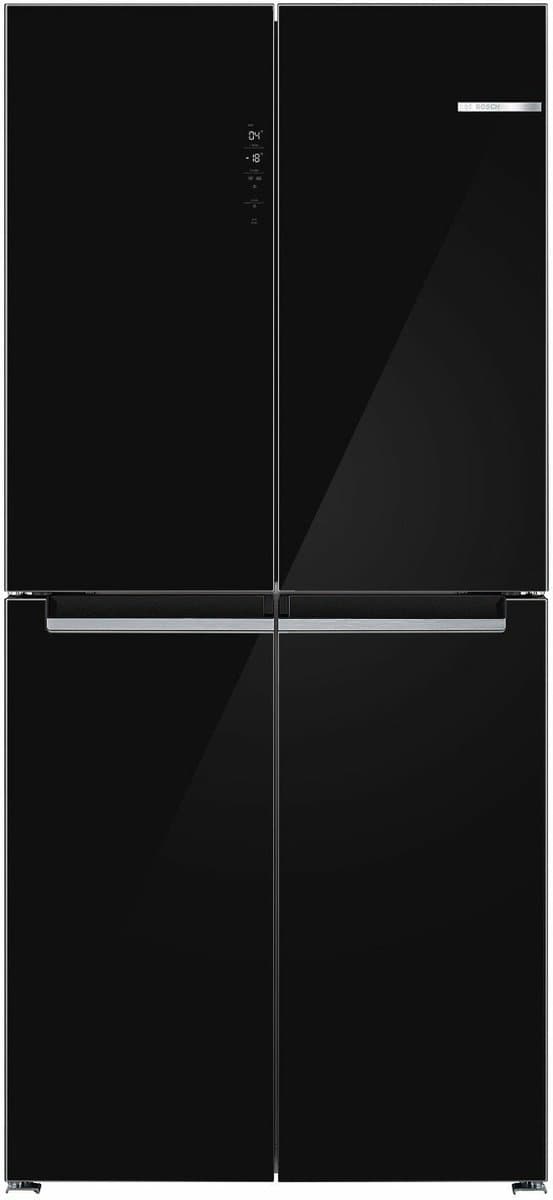 Bosch KMC85LBEA Serie 4 - Amerikaanse koelkast - Vrijstaand - 547 l - E label - Zwart - 38 dB - No Frost — afbeelding 1