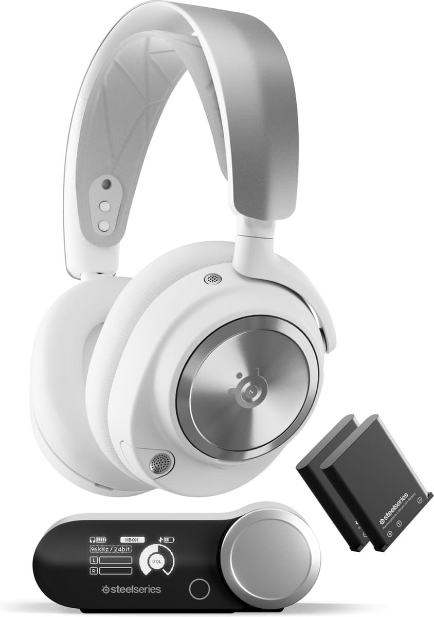 SteelSeries Arctis Nova Pro - Draadloze Gaming Headset - Wit — afbeelding 1