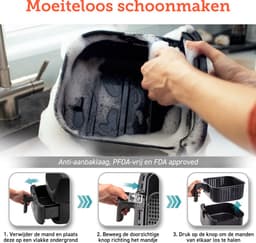 Cosori XL Airfryer - Heteluchtfriteuse 5.5 liter - Inclusief Spiezenrek en 5 Spiezen - met App Connectie – Zwart — thumbnail 16