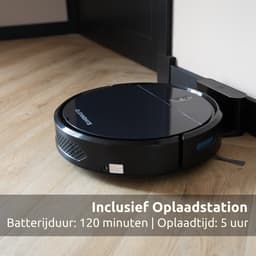 CleanDays D2-007 Robotstofzuiger met Dweilfunctie - Laadstation - 3-in-1 – Stil – 2000Pa – Huisdieren – App + Afstandsbediening — thumbnail 11
