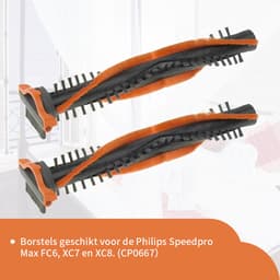 Replacements® - Borstel rol geschikt voor Philips Speedpro Max - 2 stuks — thumbnail 6