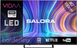 Salora 40FV210 tv 101,6 cm (40") Full HD Smart TV Wifi Zwart 230 cd/m² — thumbnail 1