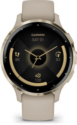 Garmin Venu 3s - Smartwatch - AMOLED-Scherm - 41 mm - French Grey — thumbnail 1