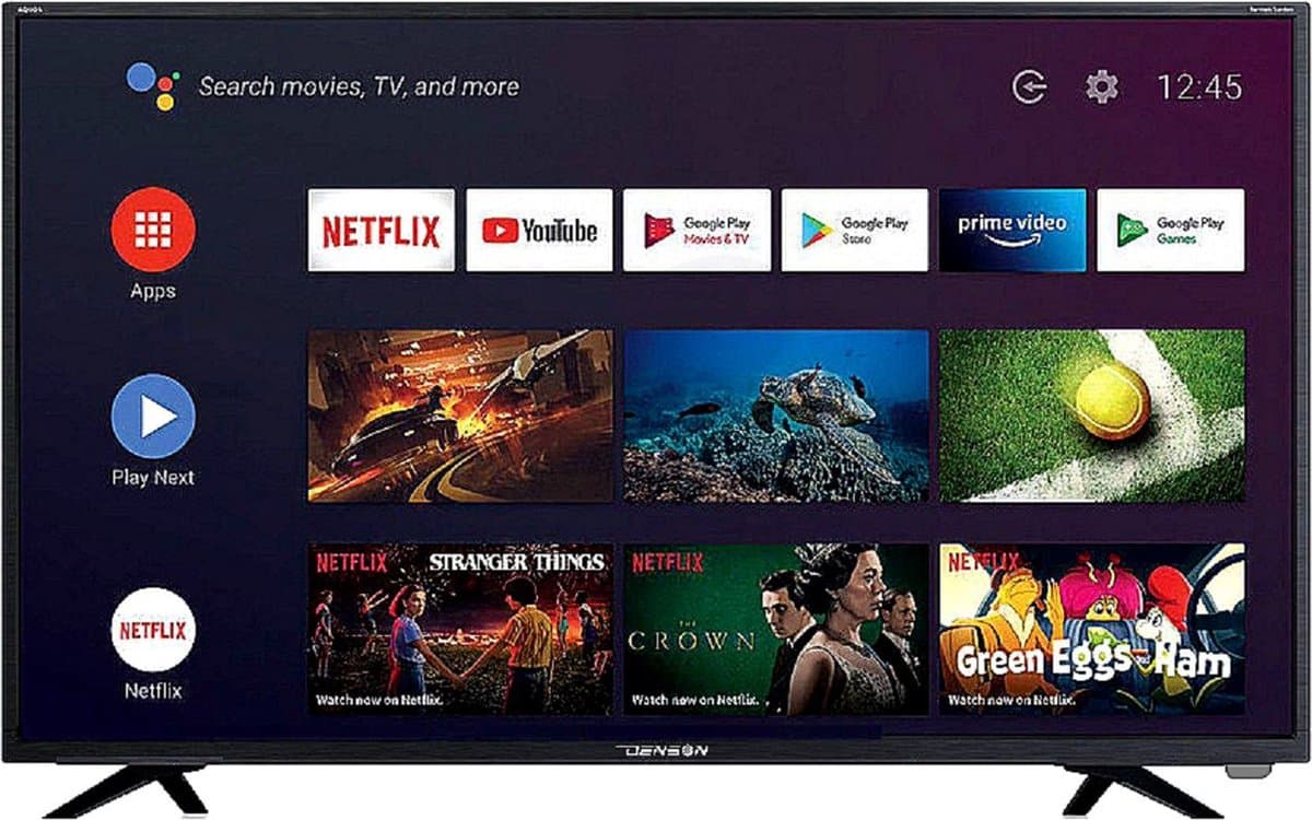Denson 24" SMART DVD TV Full HD LED TV DVB-S2/C/T2, CI+, 9-30v — afbeelding 1