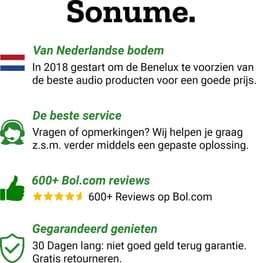 Sonume Go - Draadloze Bluetooth Speaker - 8 Uur Batterij - 360° Sound - Compact - Krachtig Geluid - Diepe Bass - IPX6 Waterproof - Zwart — thumbnail 3