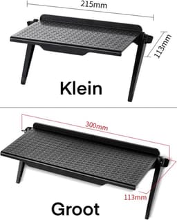 Tv plateau klein - zwart - televisie - beeldscherm plank - beamer plan - gadgets mannen -cadeau — thumbnail 8