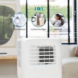 Tristar AC-5477 Mobiele Airconditioner 7000 BTU – 3-in-1 Airco, Ventilator & Ontvochtiger – Voor Ruimtes tot 25 m² – Timer – Wit — thumbnail 7