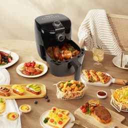 Aigostar Airfryer - Heteluchtfriteuse 4 liter - 1500W Zwart — thumbnail 6