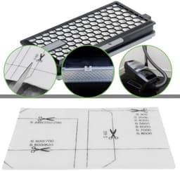 20 stuks filters, inclusief 10 motorbeschermingsfilters en 10 stuks stofzuigerfilters, voor Miele Complete C1/2/3, Compact C1/2, Classic C1, Dynamic U1, S200-S899, S2000-S8999 — thumbnail 7