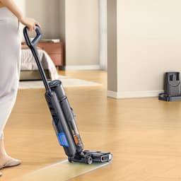 Horniture - LARESAR M3 Steelstofzuiger Draadloos - Nat-Droog Elektrische Dweil met Zelfreiniging - Edge Cleaning - HEPA Filter - 3 Slimme Modus Instellingen - Voor Alle Vloertypes — thumbnail 8