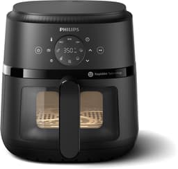 Philips 2000 Series Airfryer - NA220/00 - Kijkvenster - RapidAir - 4.2L - Tot 4 Personen - Zwart — thumbnail 1